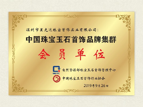 中国珠宝玉石首饰品牌集群会员单位