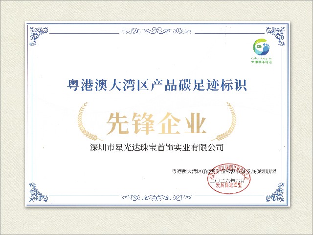 粤港澳大湾区产品碳足迹标识-先锋企业